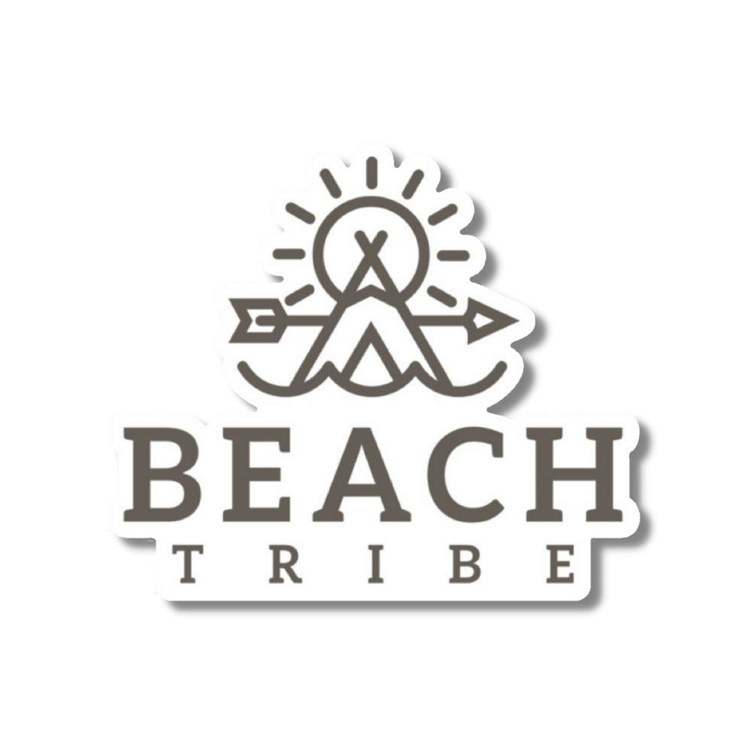 Die Cut "Beach Tribe" Logo Sticker