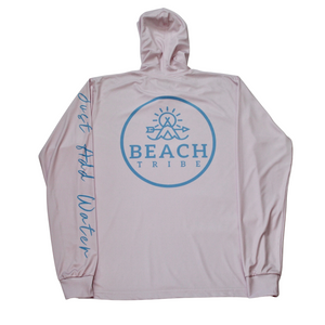 Beach Tribe "Amphibian Hooded Rashguard" in Pink