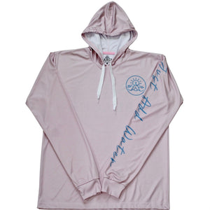 Beach Tribe "Amphibian Hooded Rashguard" in Pink